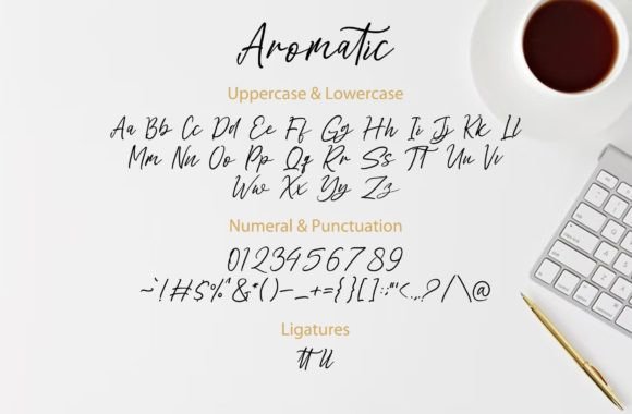 Aromatic Font - Preview 5