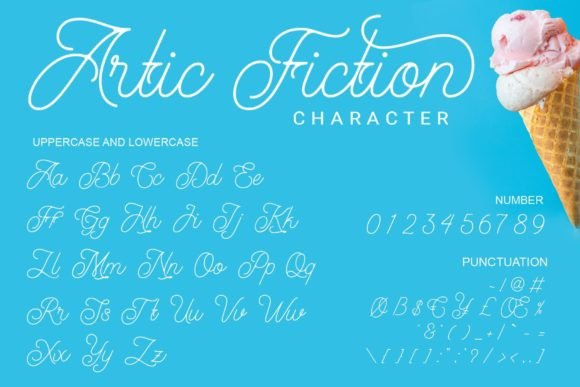 Artic Fiction Font - Preview 4