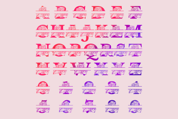 Blossom Split Font - Preview 2