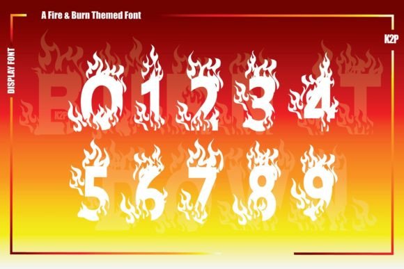 Burn It Down Font - Preview 3