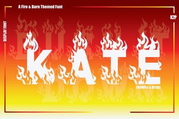 Burn It Down Font - Preview 5