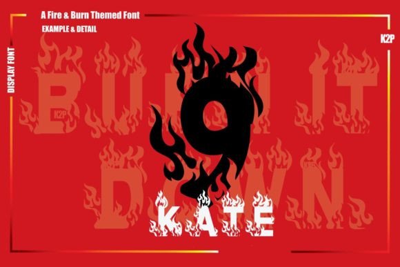 Burn It Down Font - Preview 6
