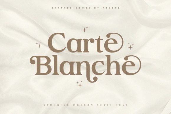 Carte Blanche font