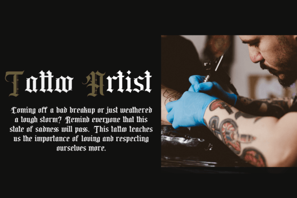 Classic Rock Band Font - Preview 2