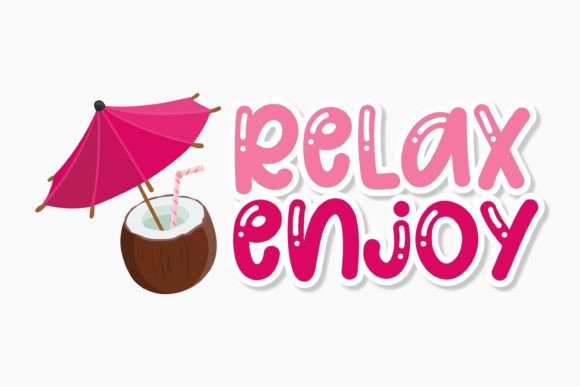 Colorful Summer Font - Preview 1