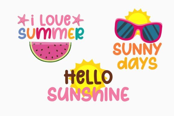 Colorful Summer Font - Preview 4