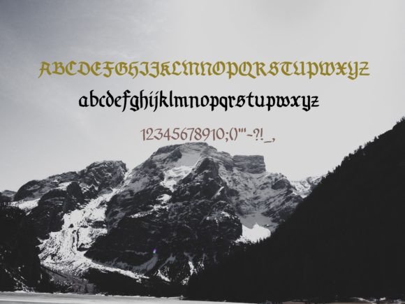 Custerr Font - Preview 3