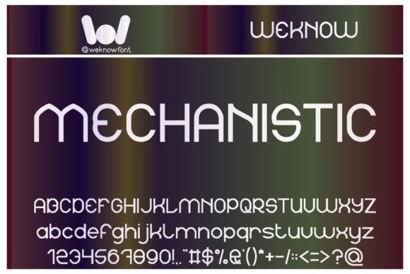 Cyborg Font - Preview 2