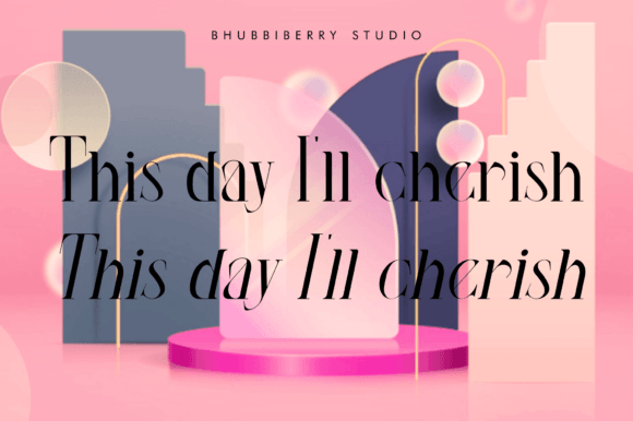 Eudaimonia Font PNG with transparent background - Preview 3