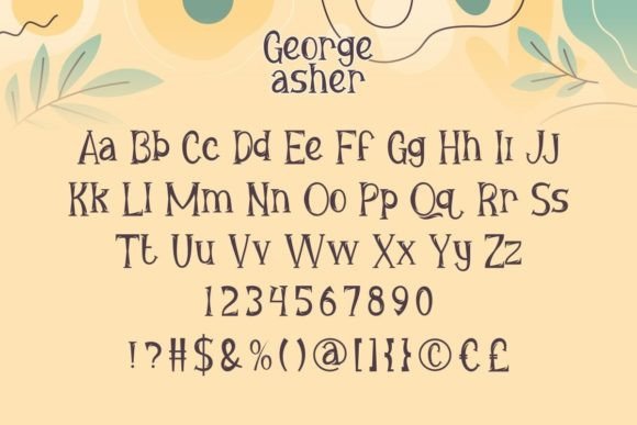 George Asher Font - Preview 3