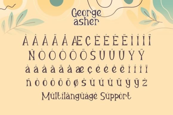 George Asher Font - Preview 6