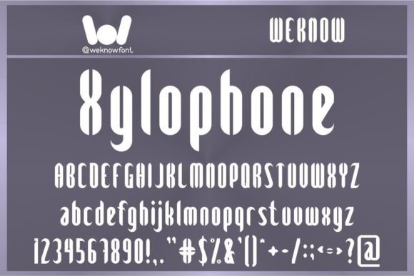 Glockenspiel Font - Preview 1