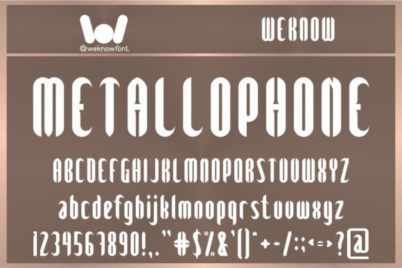Glockenspiel Font - Preview 2
