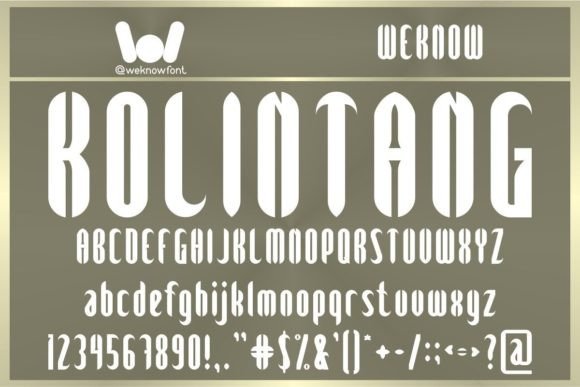 Glockenspiel Font - Preview 4