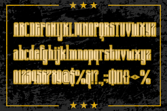 Goldminer Font - Preview 1