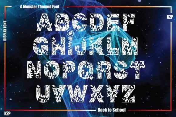 Kaiju Kidz Font font preview - 1