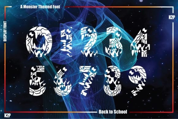 Kaiju Kidz Font font preview - 4