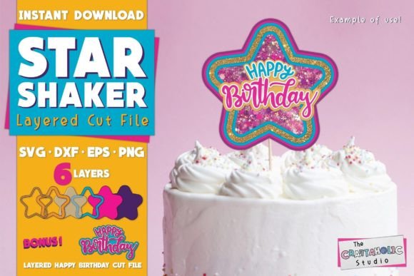 Layered Star Shaker Graphics