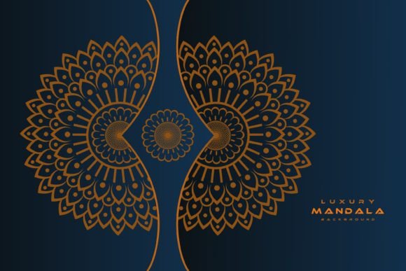 Luxury Mandala Background with 3 Edition