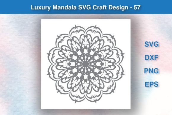 Luxury Mandala SVG Craft Design - 58