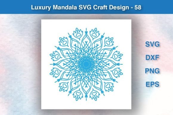 Luxury Mandala SVG Craft Design - 58