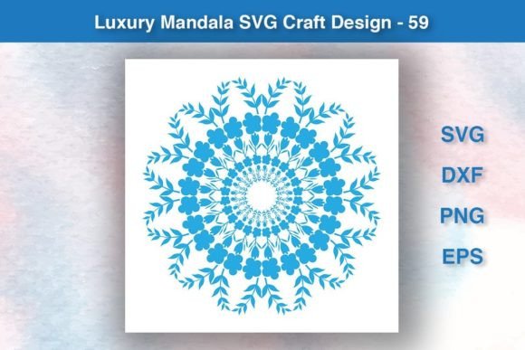 Luxury Mandala SVG Craft Design - 59