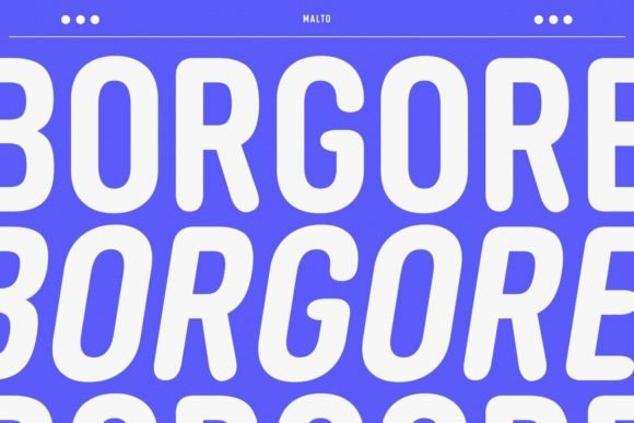 Malto Font PNG with transparent background - Preview 3