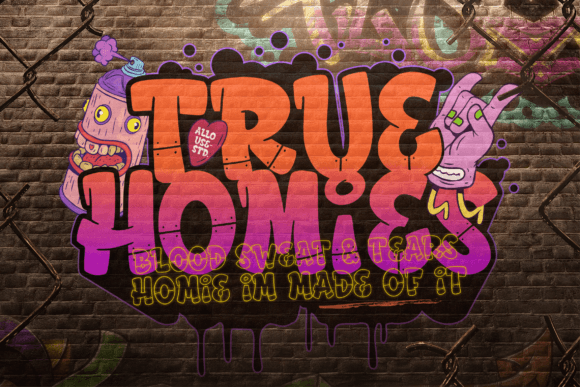 Oink Font PNG with transparent background - Preview 5