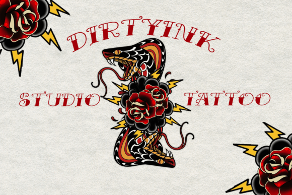 Radtrad Font PNG with transparent background - Preview 2