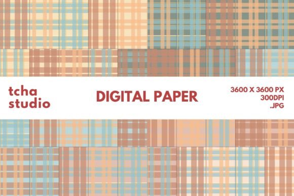 Retro Plaid Seamless Pattern