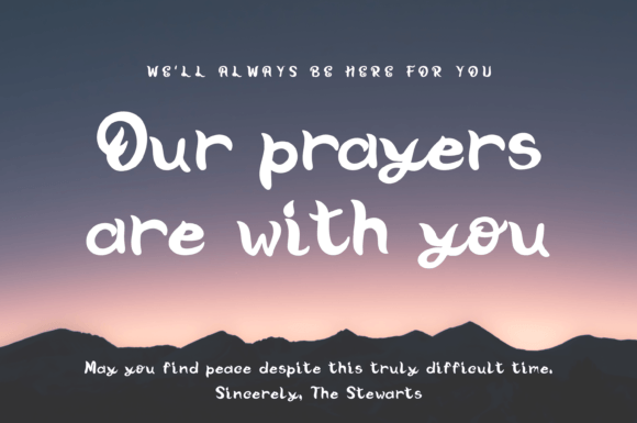 Romance Memories Font PNG with transparent background - Preview 2
