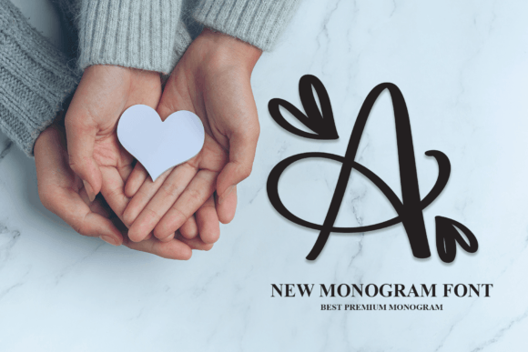 S Monogram Font PNG with transparent background - Preview 1