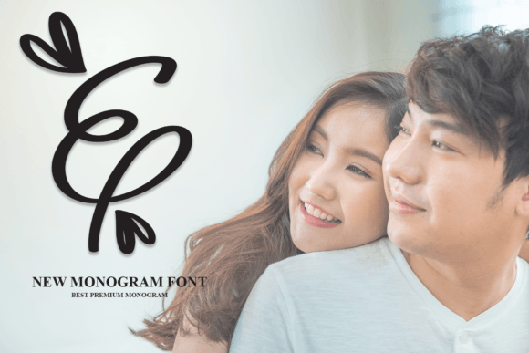 S Monogram Font PNG with transparent background - Preview 5
