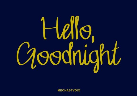 Sleeper Font PNG with transparent background - Preview 1