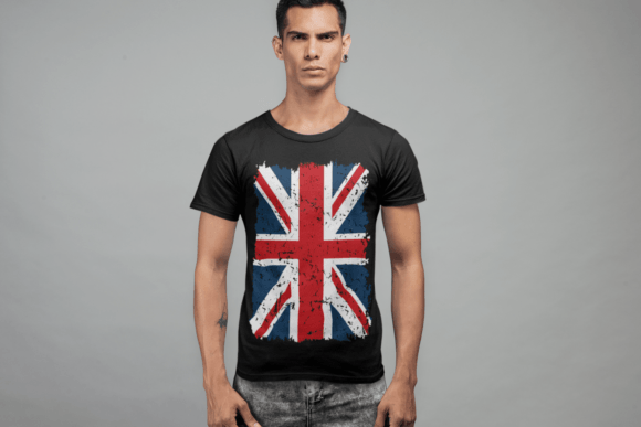 UK Grunge Flag SVG Graphic by pscreative · Creative Fabrica