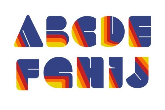 Acto Stripe Font - Preview 1