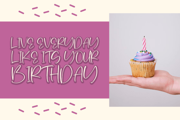 Birthday Cutties Font - Preview 5