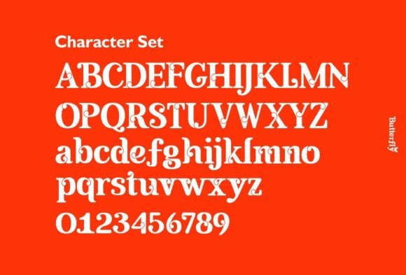 Butterfly Font - Preview 4