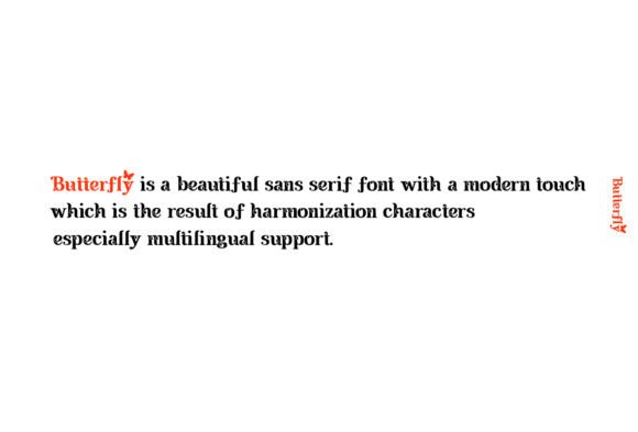 Butterfly Font - Preview 3
