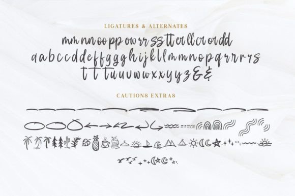 Cautions Font - Preview 6