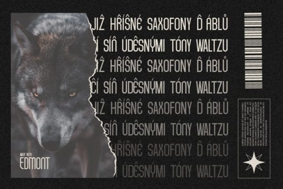 Edmont Font PNG with transparent background - Preview 6