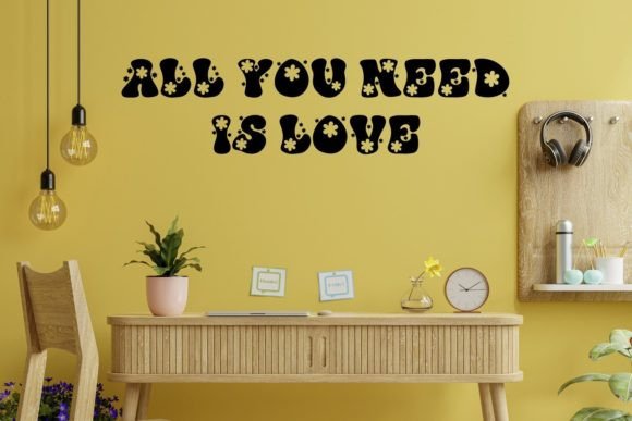 Flower Power Font - Preview 3