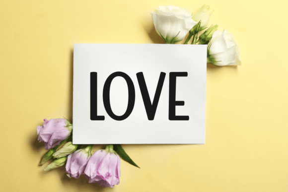 Grateful in Heart Font PNG with transparent background - Preview 3