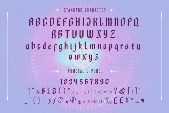 Juvelith Font PNG with transparent background - Preview 1