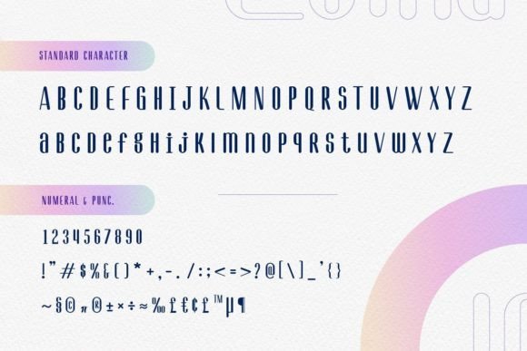 Logina Font PNG with transparent background - Preview 1