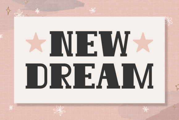 Sky and Stars Font PNG with transparent background - Preview 2