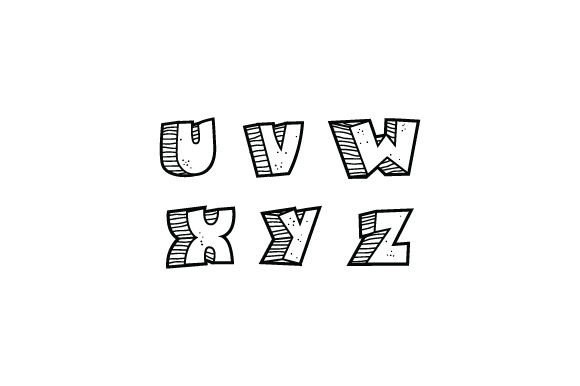 Coloring Letters U-Z