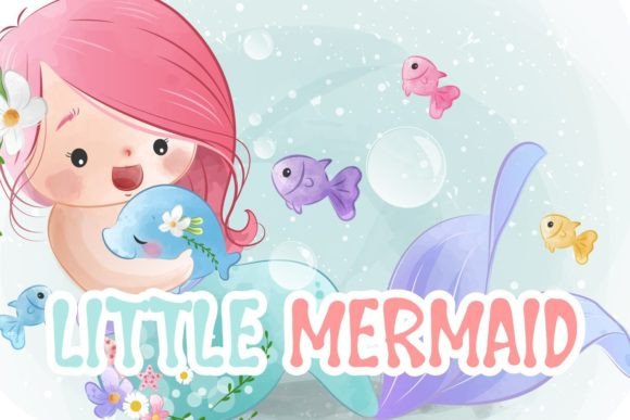 Colorfull Mermaid Font - Preview 2