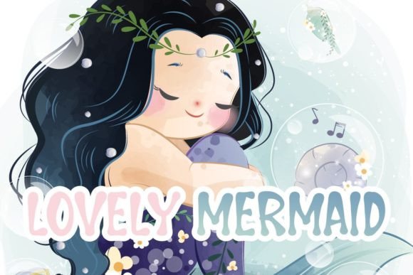 Colorfull Mermaid Font - Preview 4