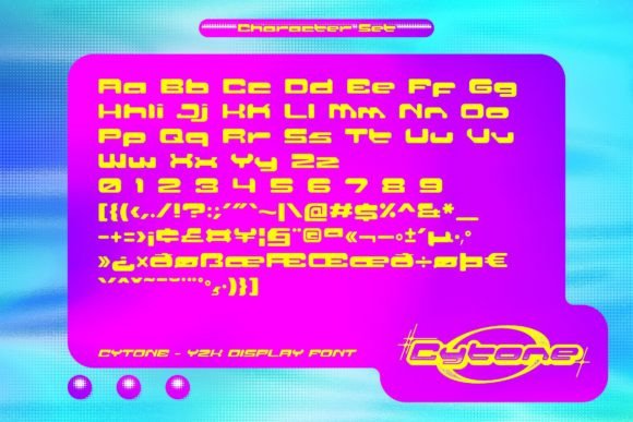 Cytone Font - Preview 1